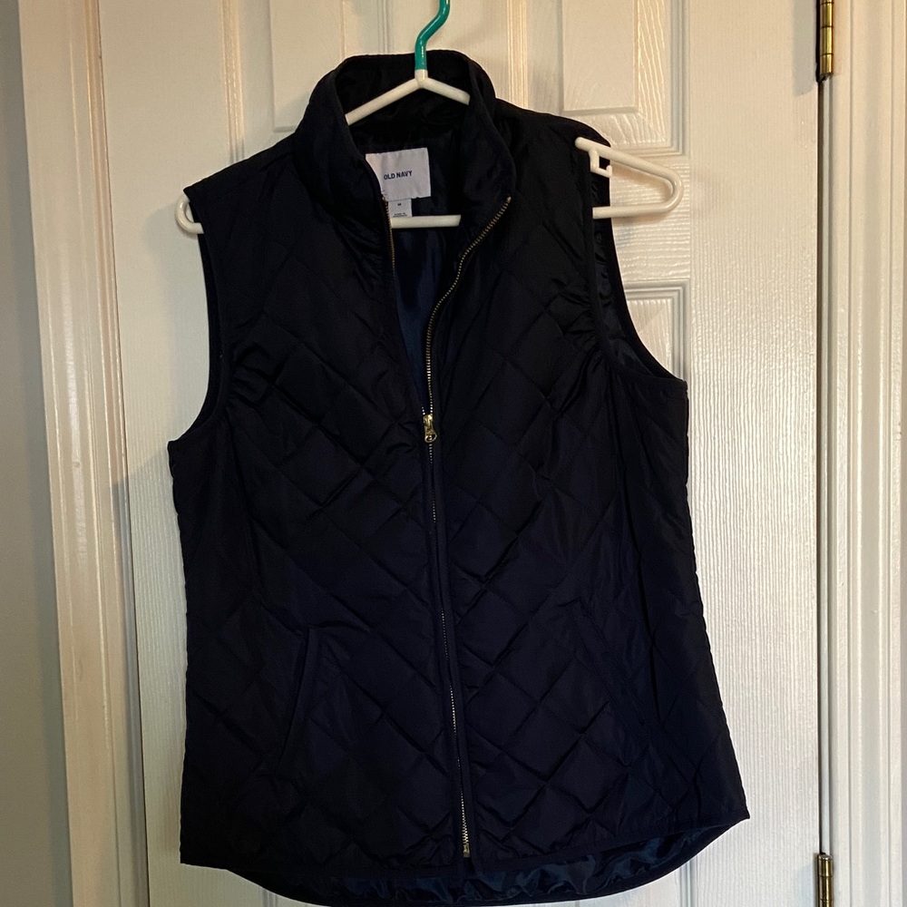 Old Navy Women's Navy Quilted Vest